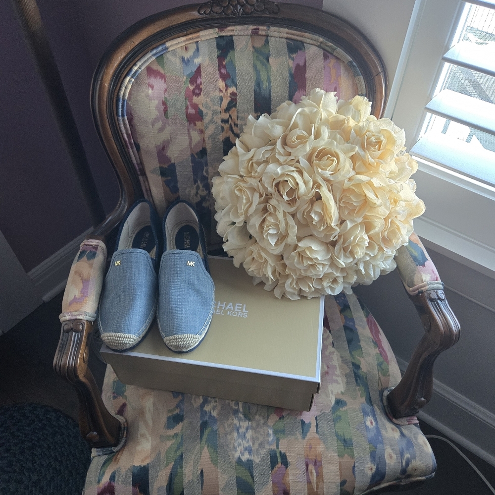 Michael Kors Blue Espadrilles, NWB
